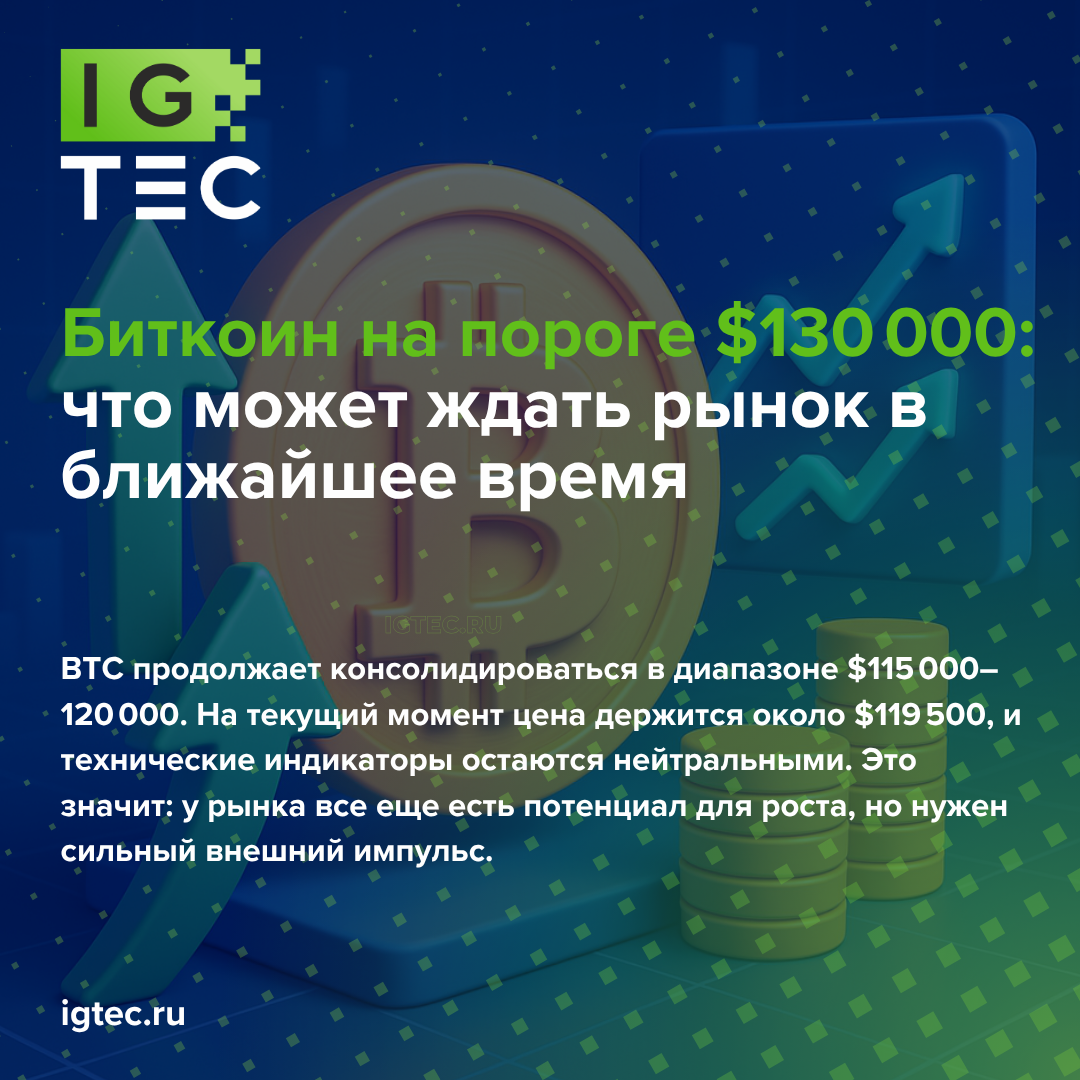 Биткоин на пороге $130 000: что может ждать рынок в ближайшее время Биткоин на пороге $130 000: что может ждать рынок в ближайшее время