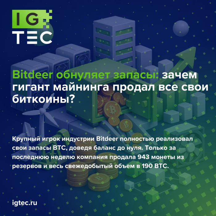 Bitdeer обнуляет запасы: зачем гигант майнинга продал все свои биткоины?